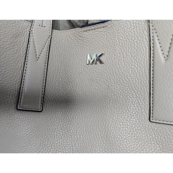 Michael Kors Junie Large Leather Tote Bag Butternut 17x13" - Picture 3 of 12